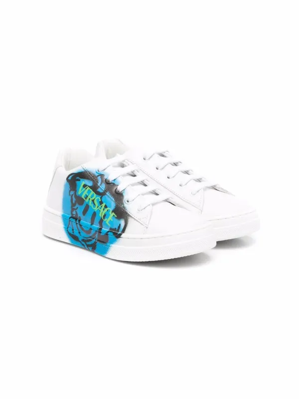 Versace Kids Tenis Medusa Smile - Farfetch