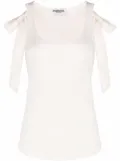 Essentiel Antwerp bow-detail vest - Neutrals
