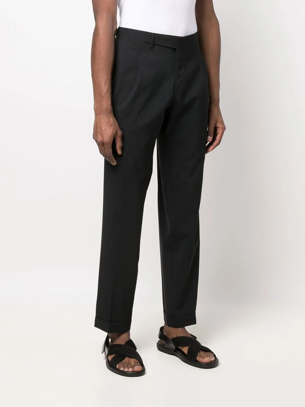  Briglia 1949 Halbhohe Straight Leg Hose   Schwarz 