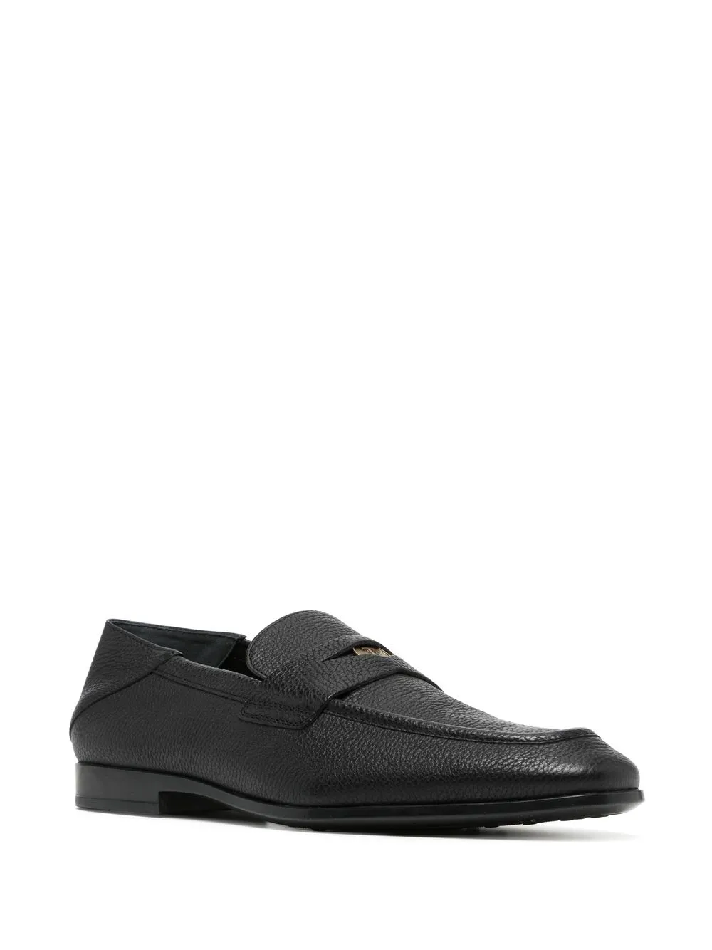 Tod's Loafers met logoplakkaat - Zwart