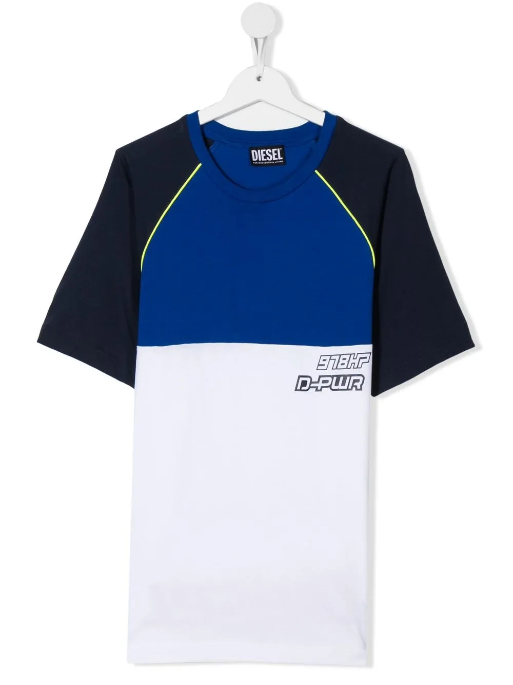 

Diesel Kids playera con logo estampado - Blanco