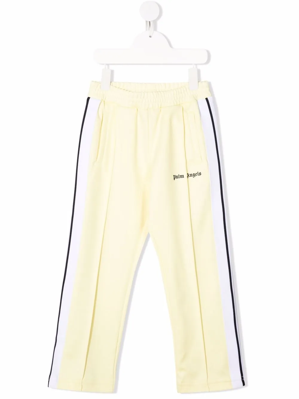 

Palm Angels Kids pants con logo lateral - Amarillo