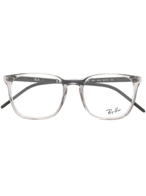Ray-Ban transparent square-frame glasses