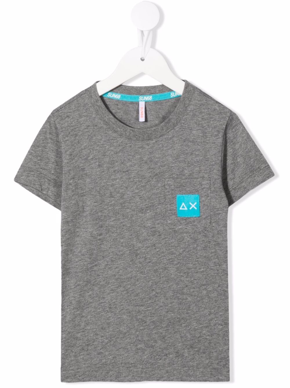 

Sun 68 playera con logo estampado - Gris