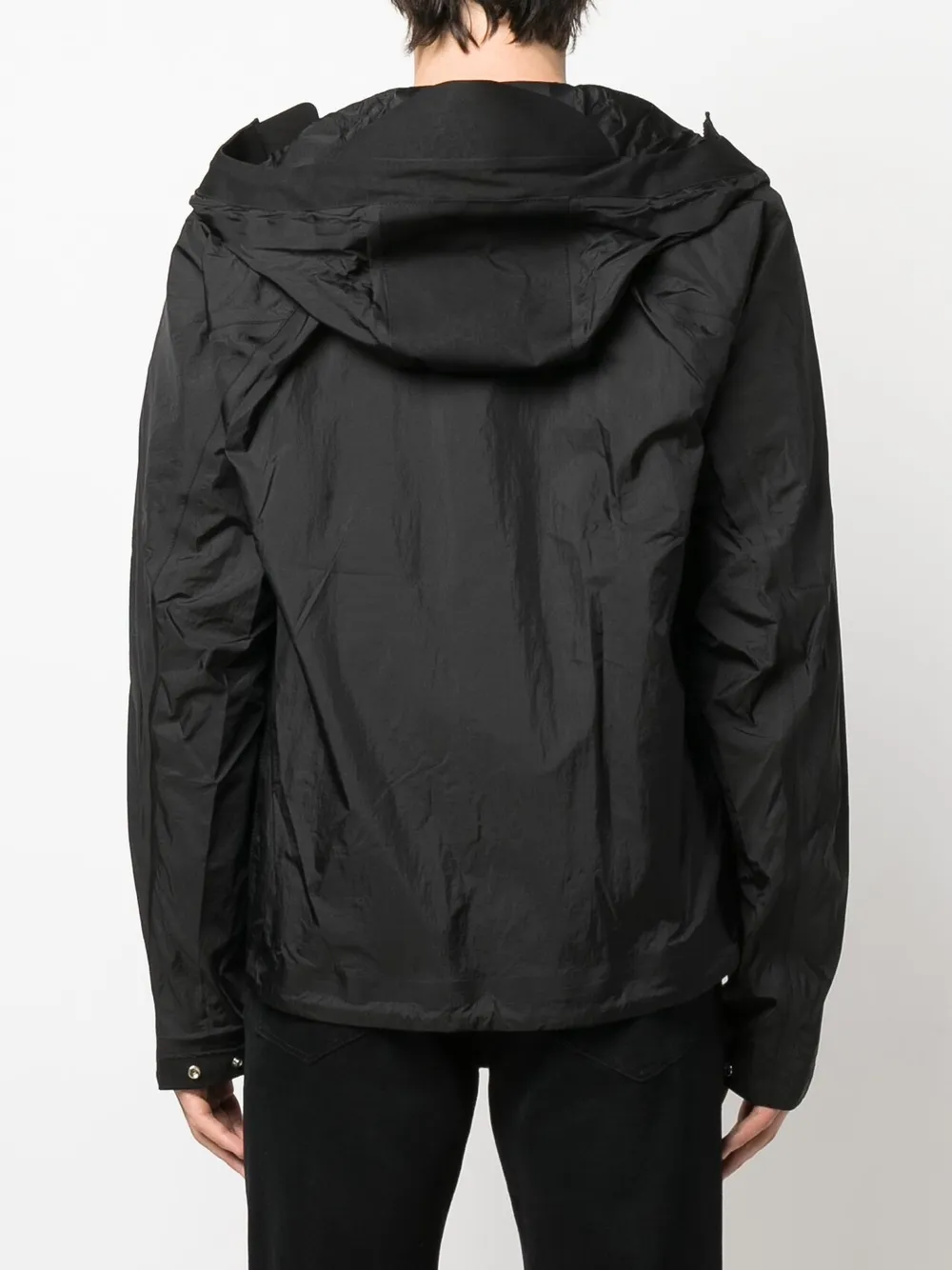 Ten C Hooded Lightweight Jacket | Black | FARFETCH