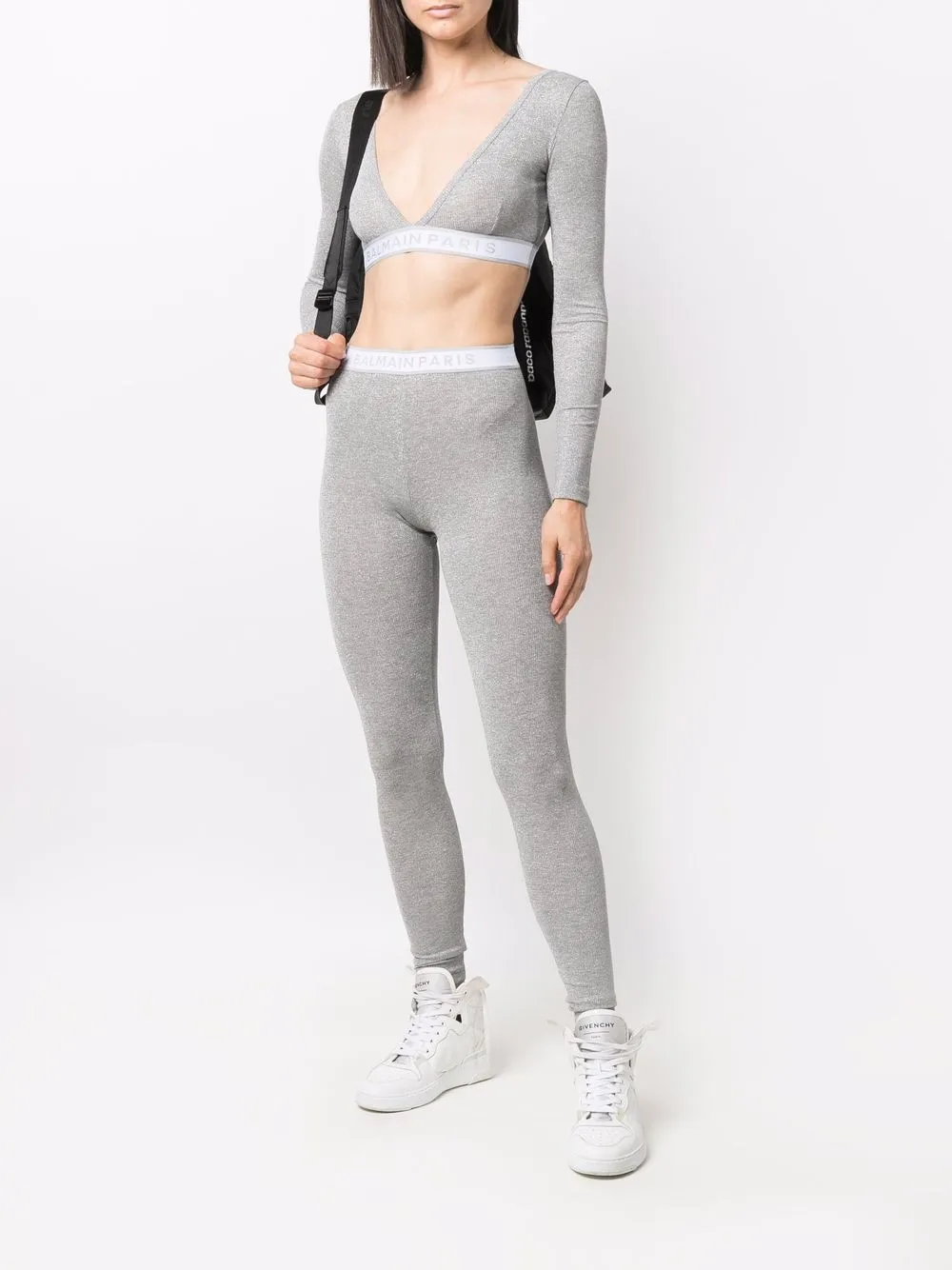 Balmain Cropped top - Grijs