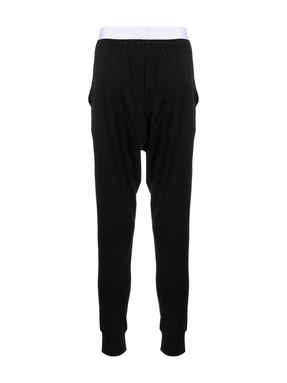 Dsquared2 Pantalon met logo tailleband - Zwart