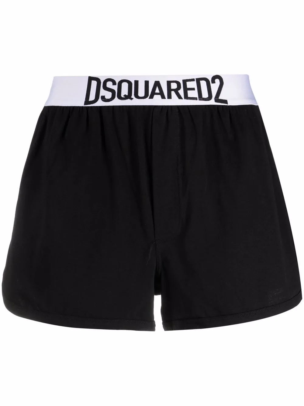 

Dsquared2 bóxer con logo en la pretina - Negro