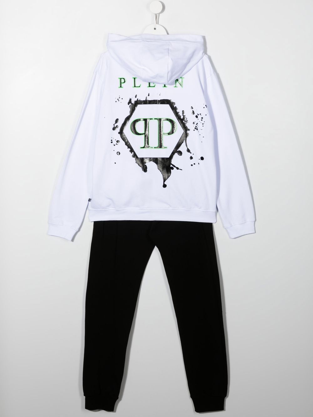 Philipp Plein Junior Trainingspak met logoprint - Zwart