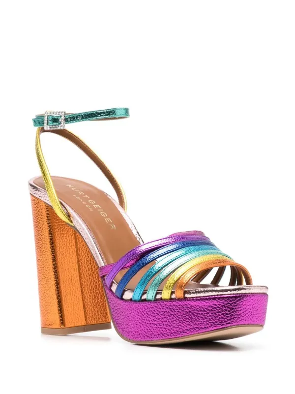 Platform discount multicolor sandals