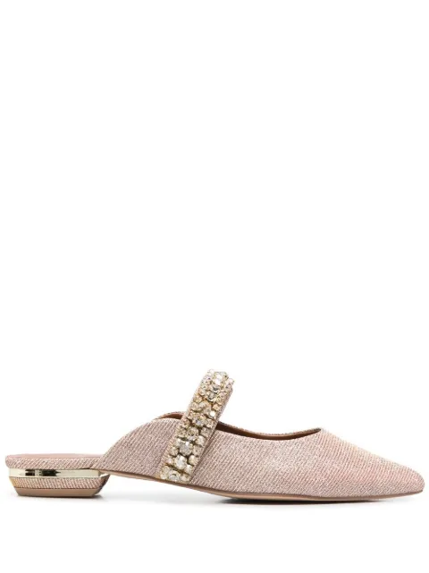 kurt geiger london princely crystal embellished mule