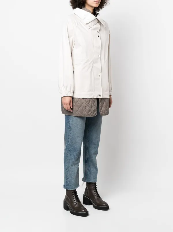 【送料&関税込】Moorer Romea-adb Layered Parka Coat Moorer Romea-ADB Layered Parka Coat | White | FARFETCH