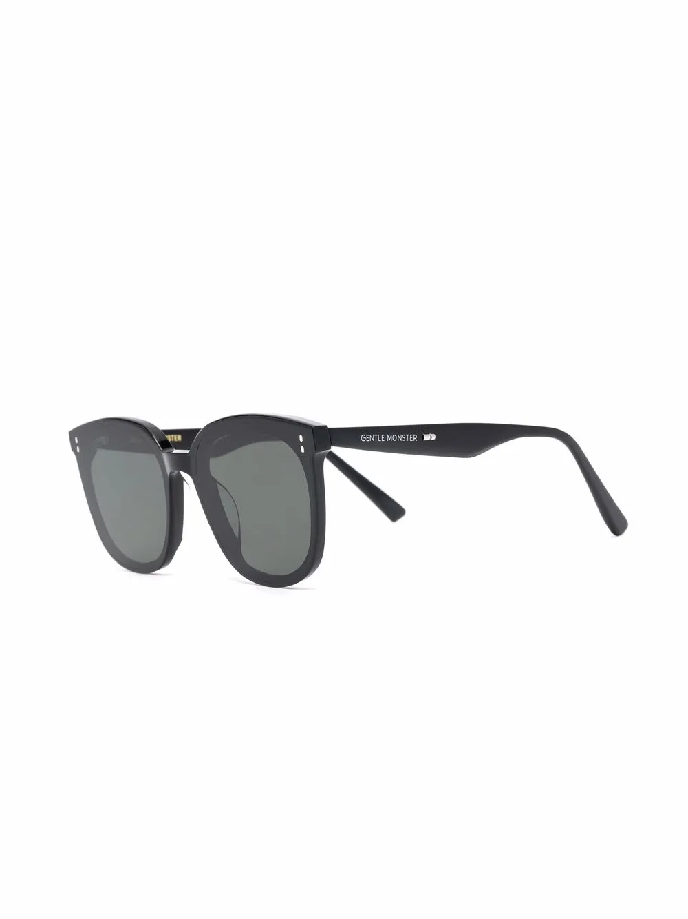 Gentle Monster Rosy zonnebril met rond montuur - Zwart