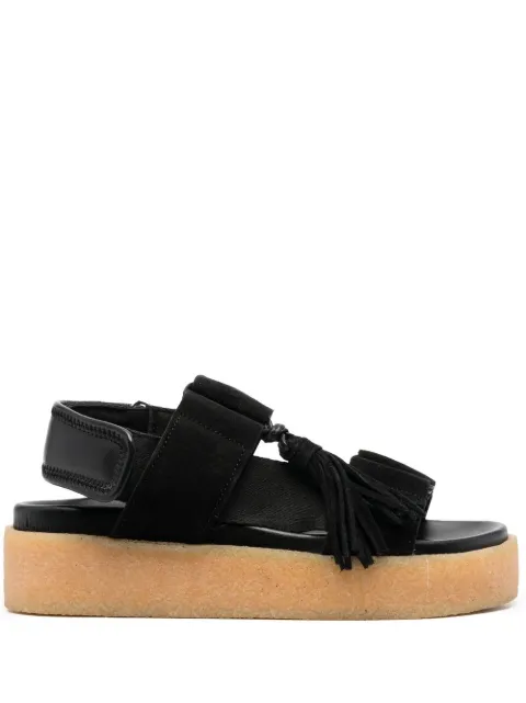 Clarks Originals - tassel detail 50mm platform sandals