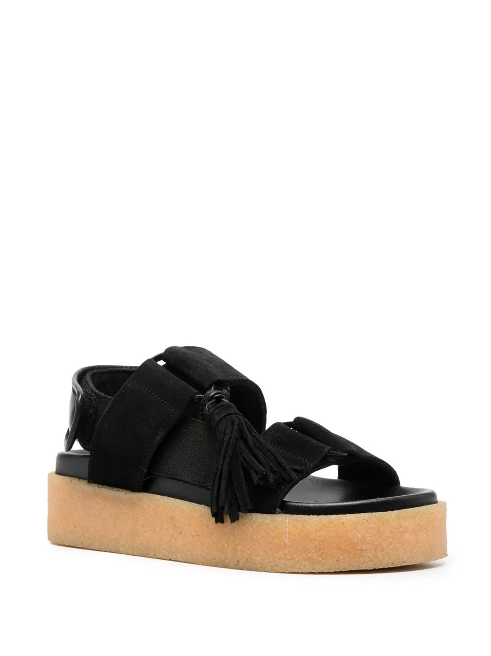 Clarks Originals Sandalen met plateauzool - Zwart