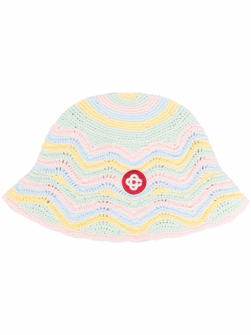 Casablanca Wave crochetknit Bucket Hat Farfetch