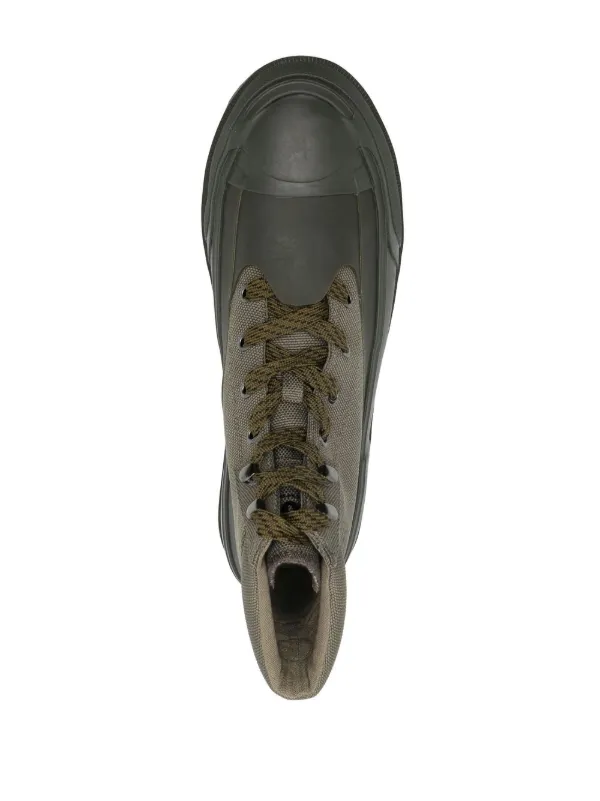 Diesel Hiko Hybrid lace-up Boots | Green | FARFETCH ZA