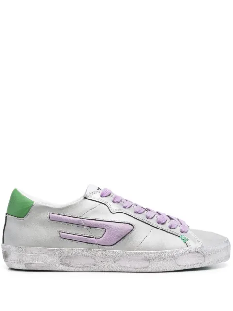 Diesel distressed-finish low-top sneakers