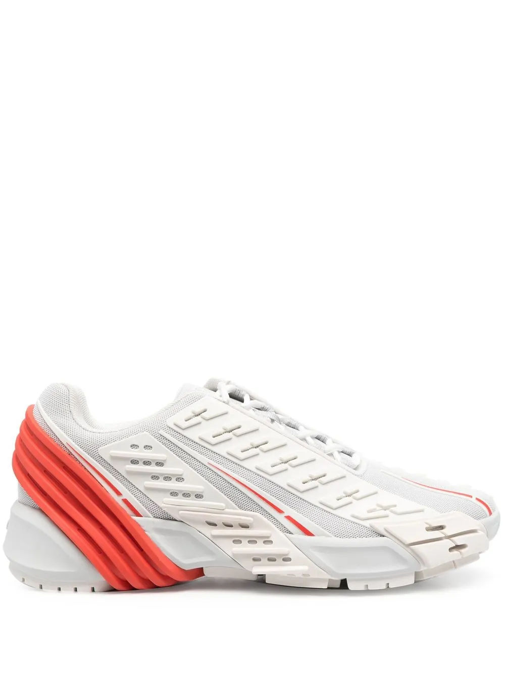 

Diesel contrasting rubber texture sneakers - Red