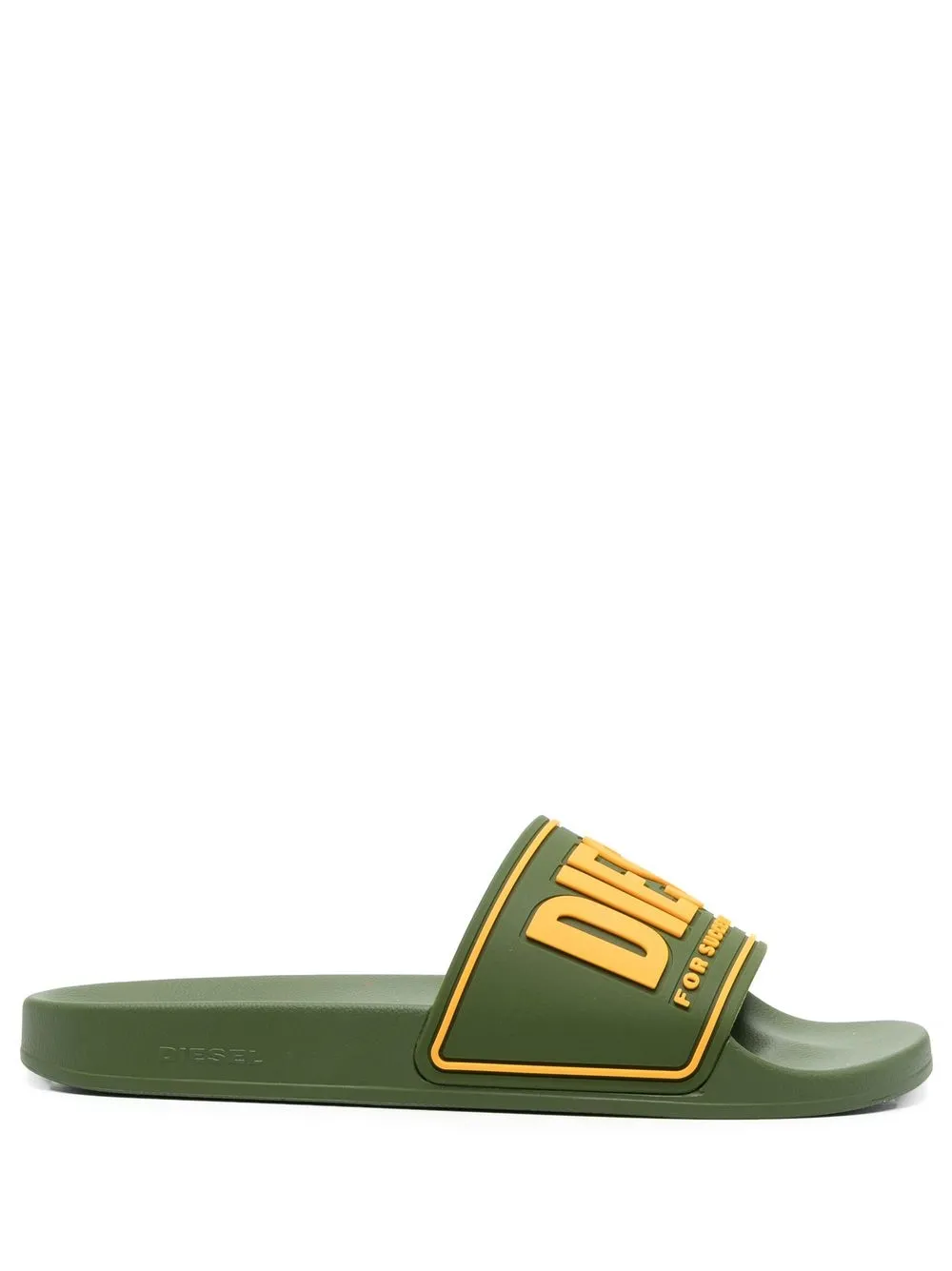 

Diesel 3D-logo pool slides - Green