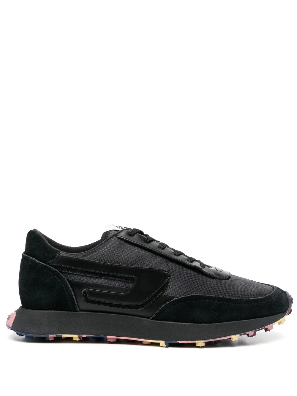 

Diesel panelled low-top sneakers - Black