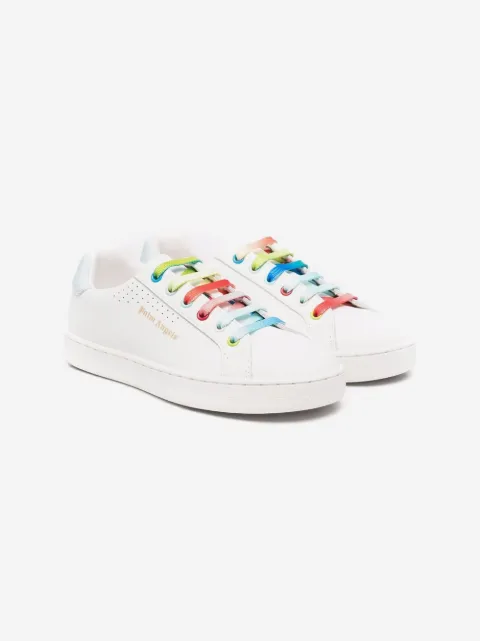 Palm Angels Kids tenis bajos con logo estampado 