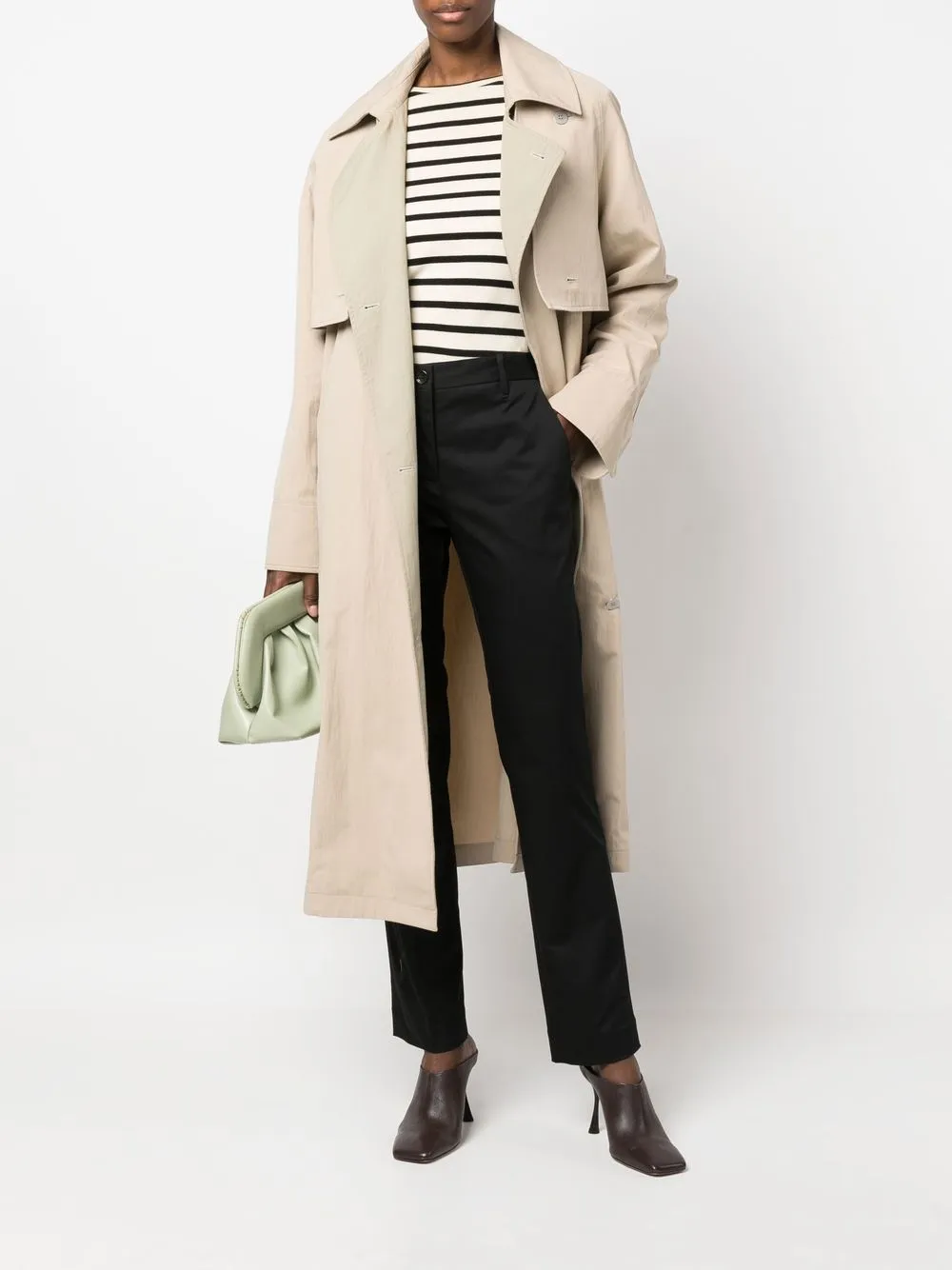 Nine In The Morning Straight broek - BLACK