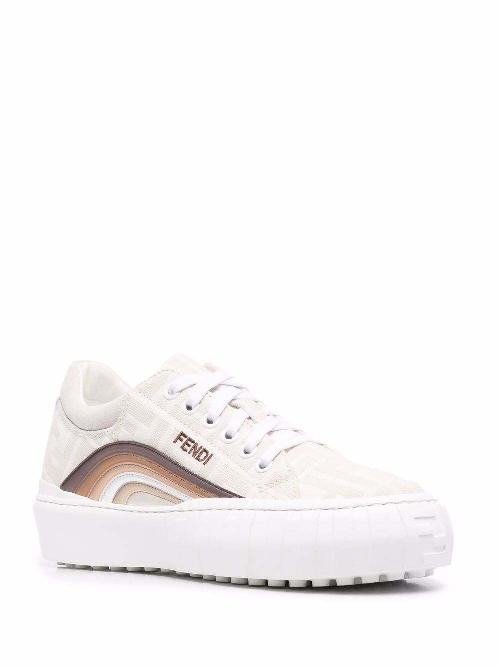 FENDI Fendi Force low-top sneakers - Beige