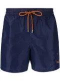 Paul Smith logo-smiley swimming shorts - Blue
