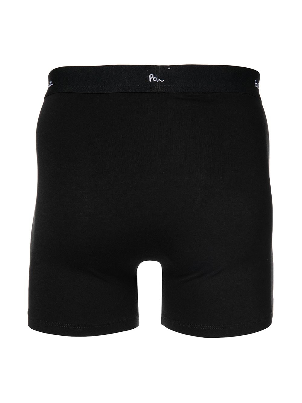 Shop Paul Smith Three-pack Logo-waistband Boxers In Black