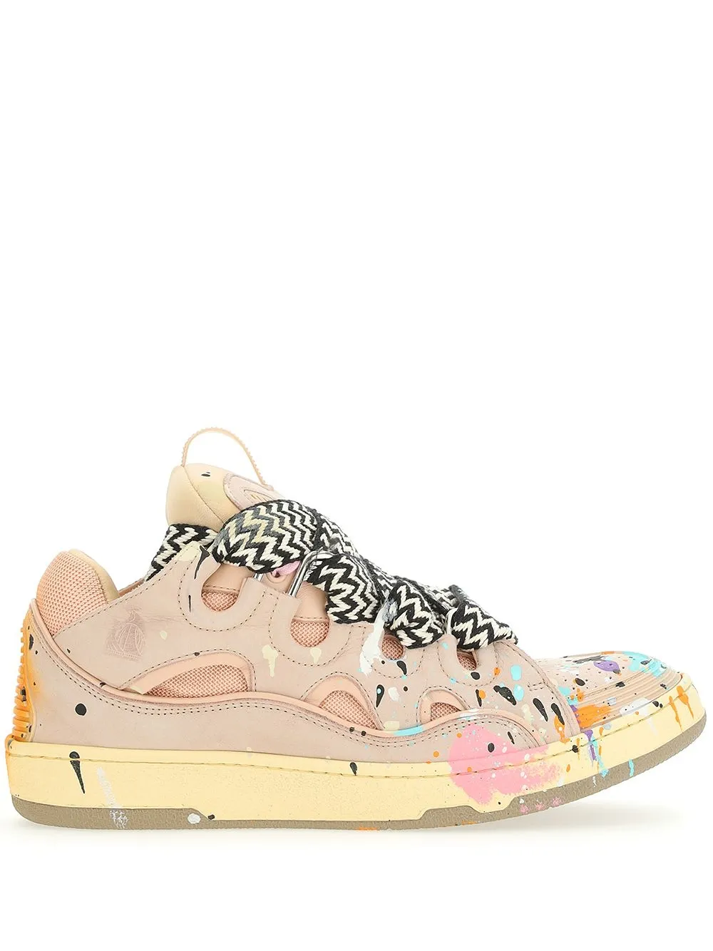 LANVIN PAINT-SPLATTER LOW-TOP trainers