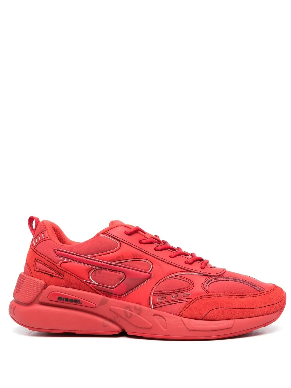 

Diesel logo-print low-top sneakers - Red