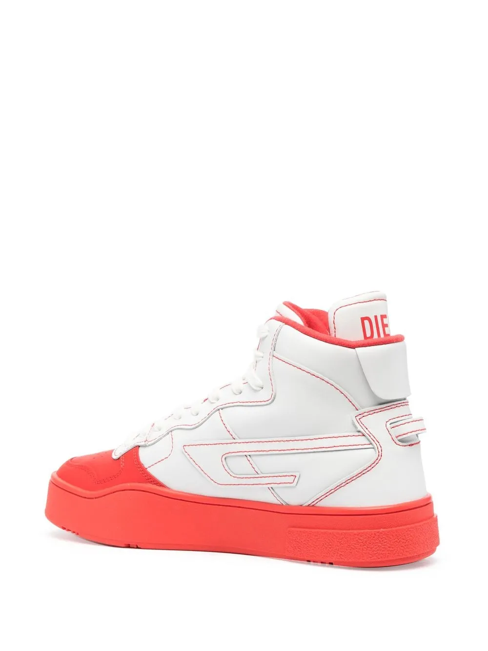  Diesel Sneakers Mit Logo Patch   Rot 