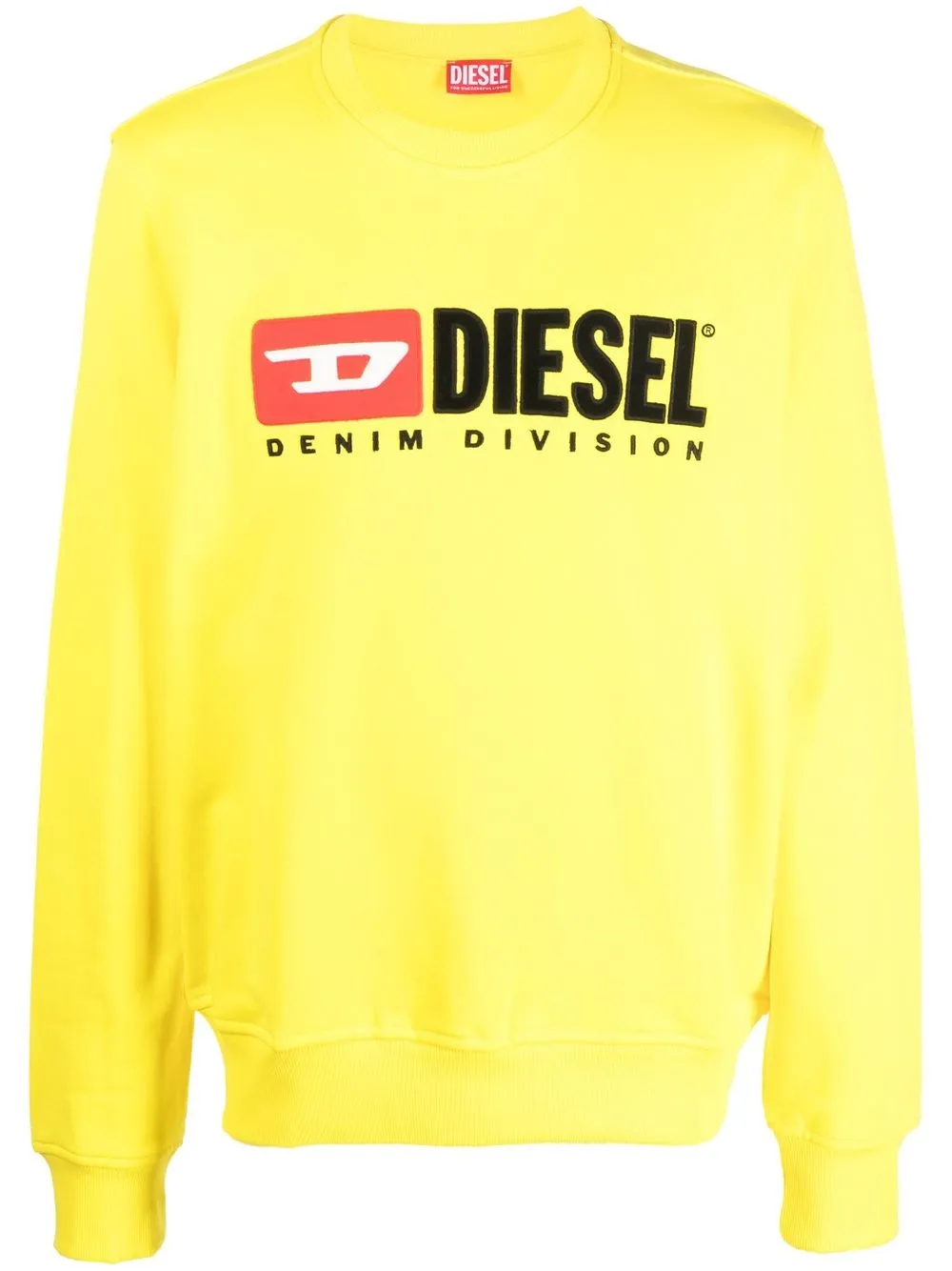 

Diesel sudadera con logo estampado - Amarillo