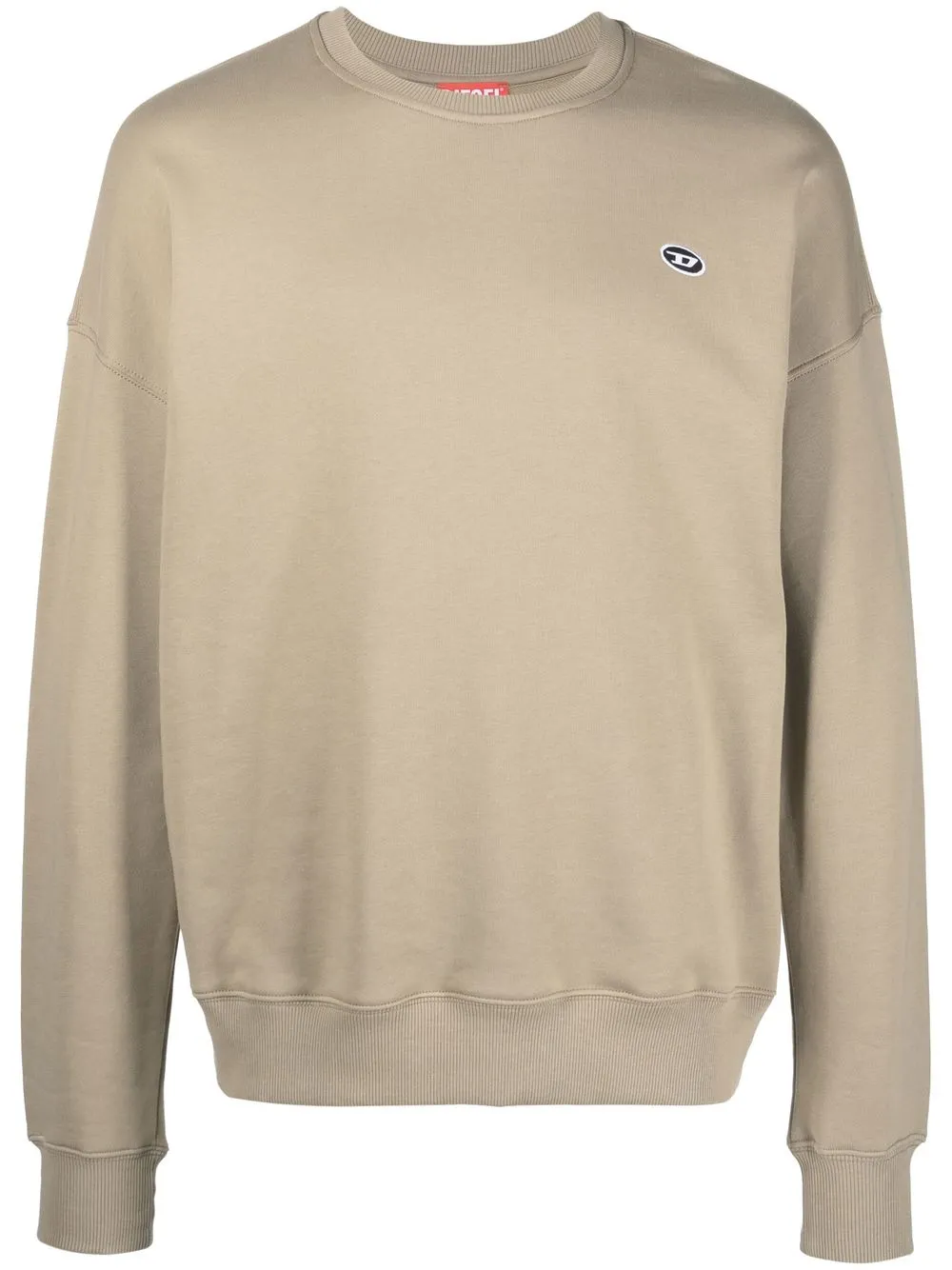 

Diesel logo-patch crew neck sweatshirt - Green