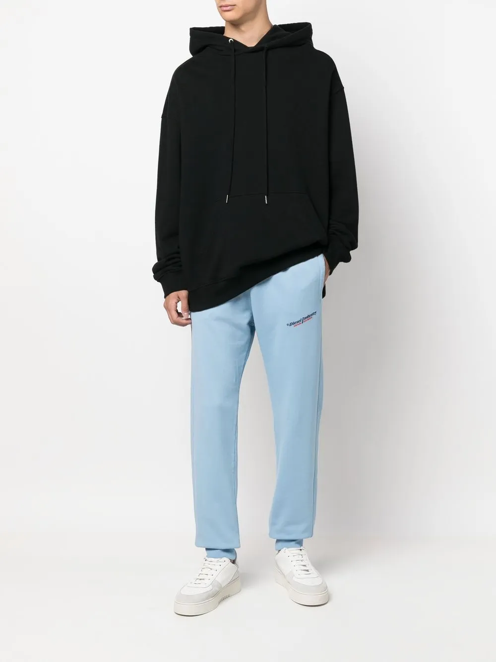  Diesel Jogginghose Mit Logo Print   Blau 