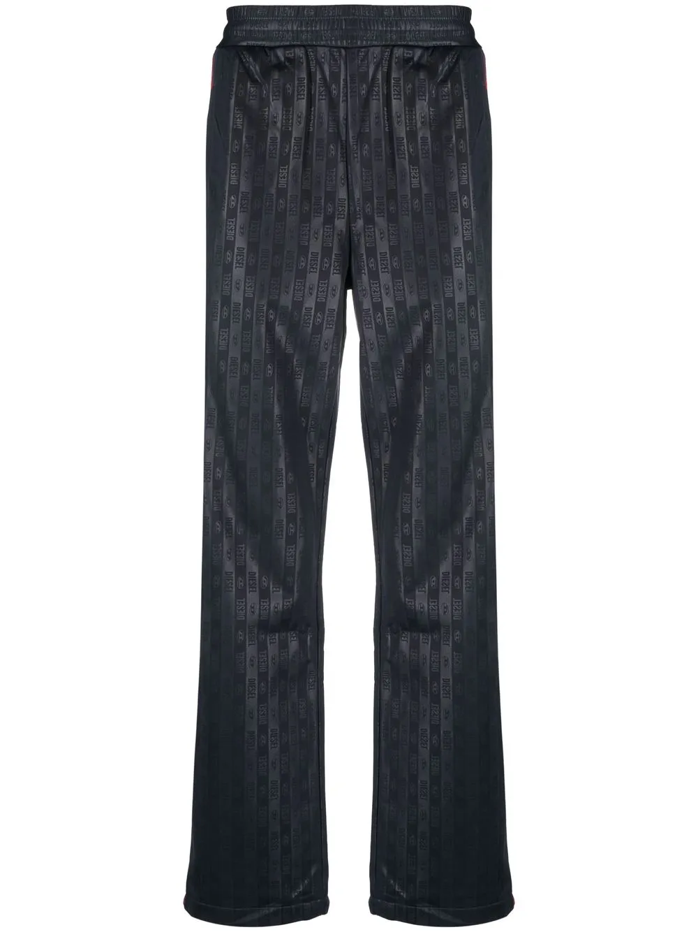 Diesel side-stripe monogram-pattern Trousers - Farfetch