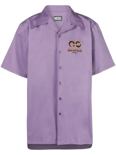 Diesel camisa con logo estampado