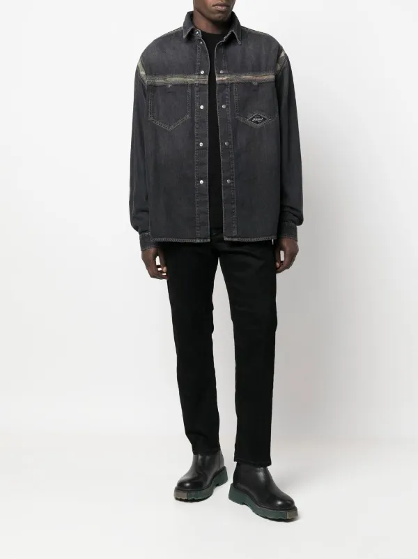 Diesel カモフラージュ シャツ | ブラック | FARFETCH JP