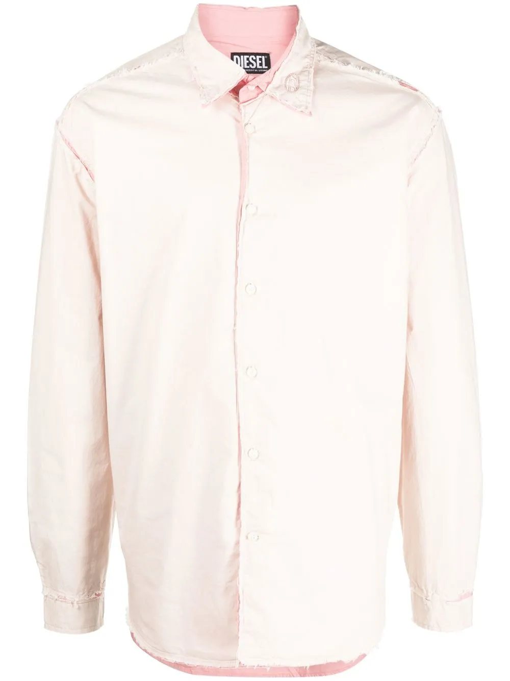 

Diesel camisa con efecto envejecido - Rosado