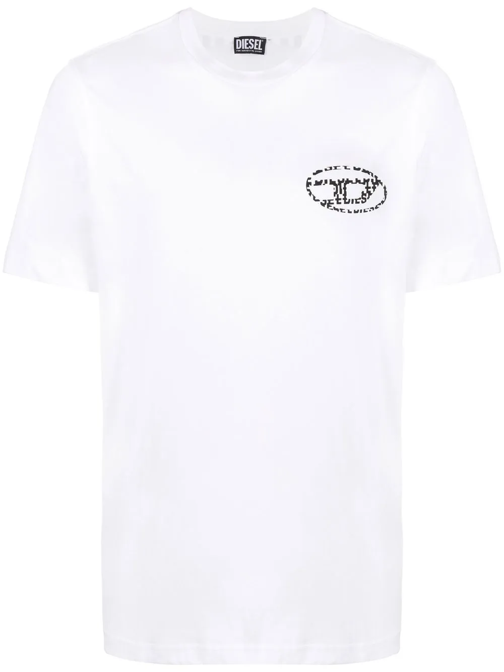 

Diesel playera con logo estampado - Blanco