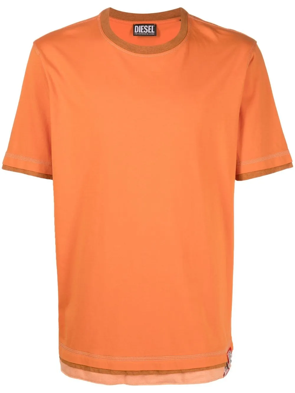 

Diesel playera con parche del logo - Naranja