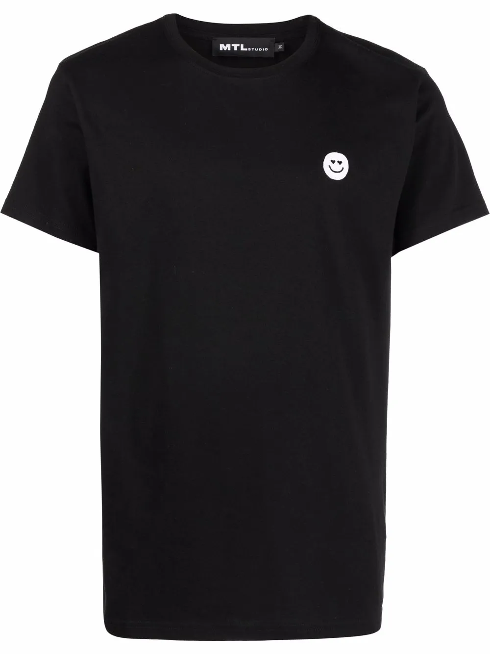 

MTL STUDIO playera Logo Tee con estampado smiley - Negro