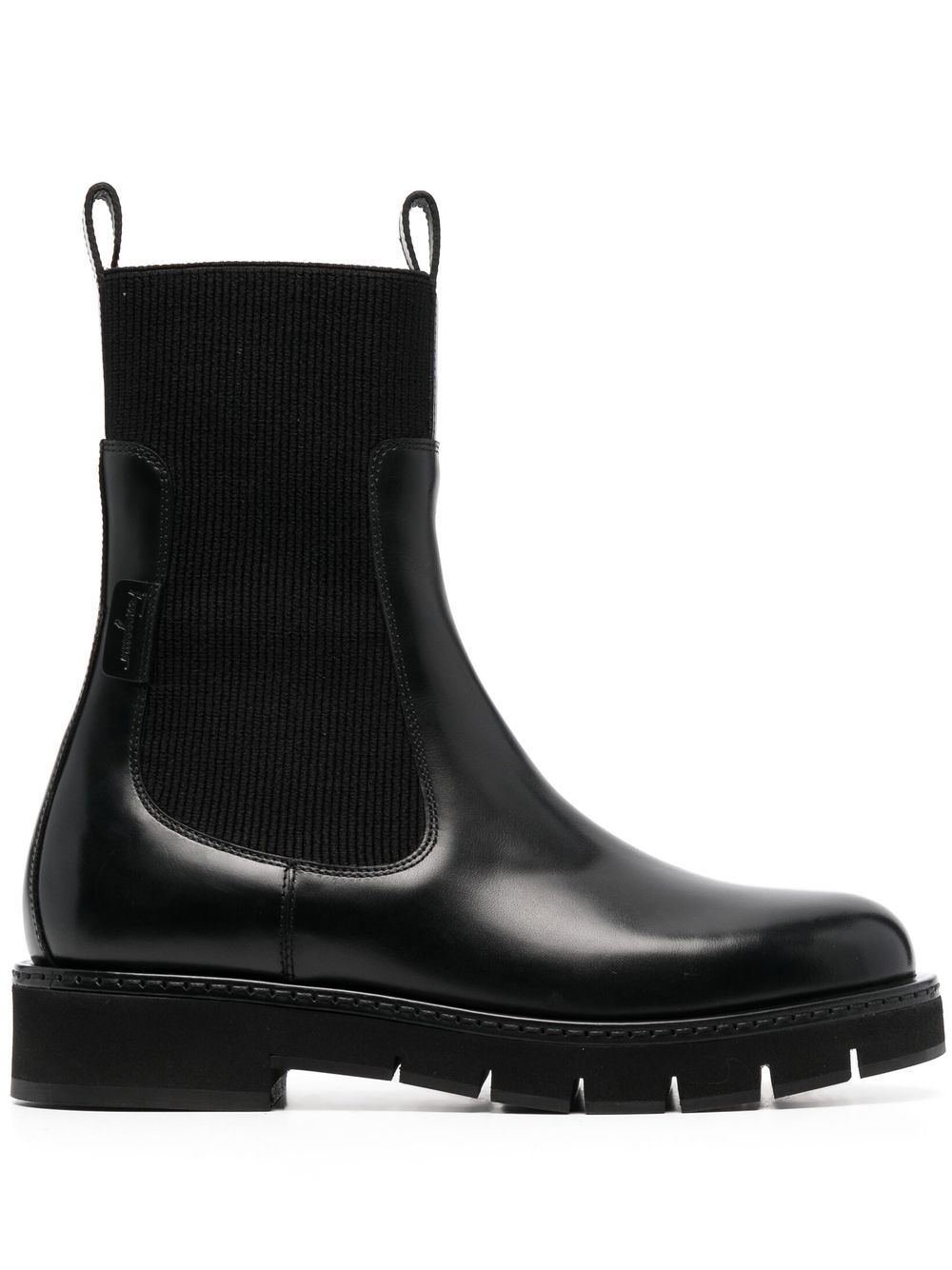 

Ferragamo mid-calf leather Chelsea boots - Black