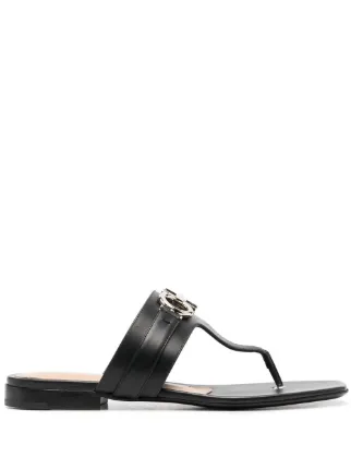 Ferragamo Gancini flip-flop Sandals - Farfetch