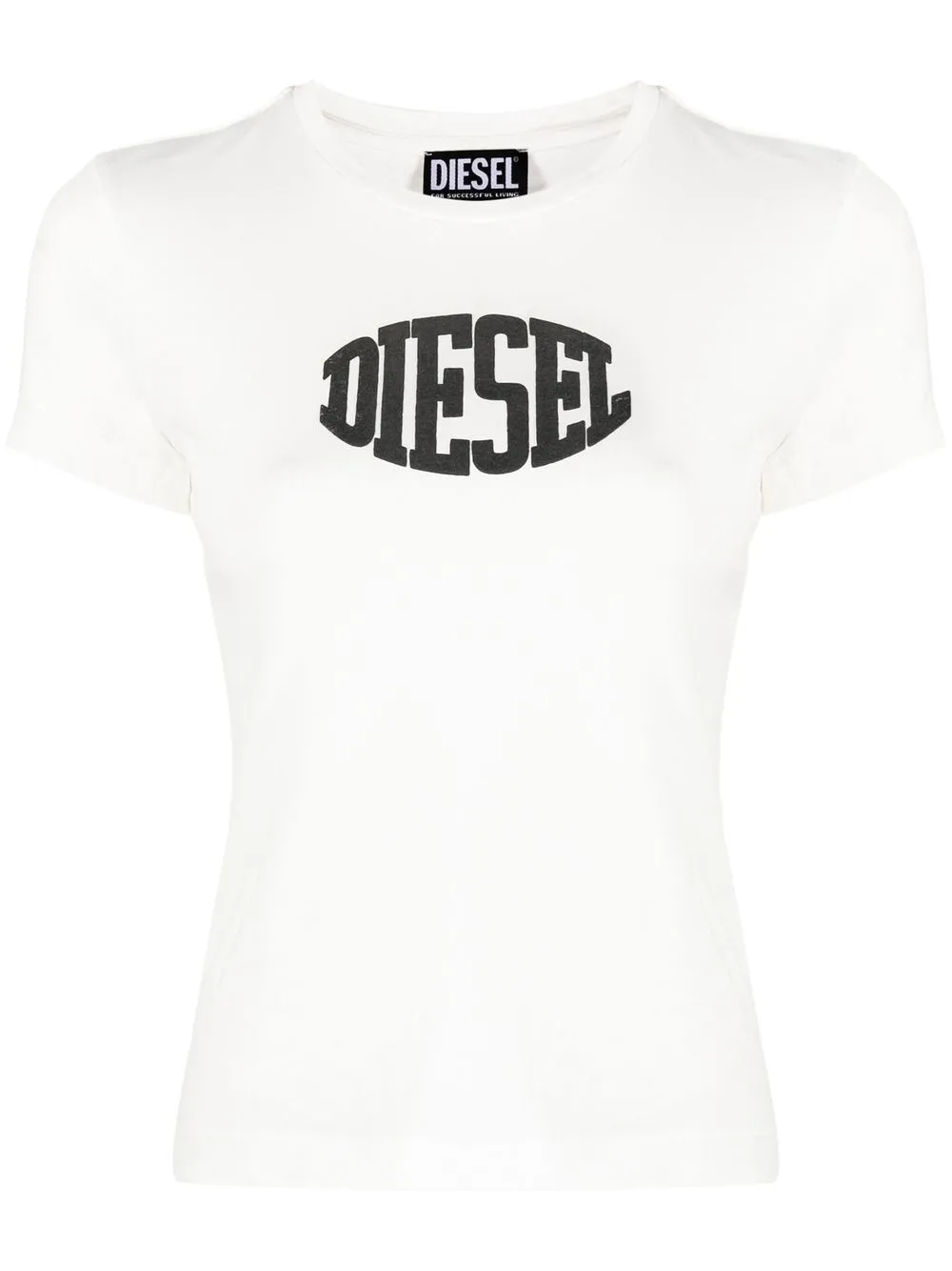 

Diesel playera con logo estampado - Blanco