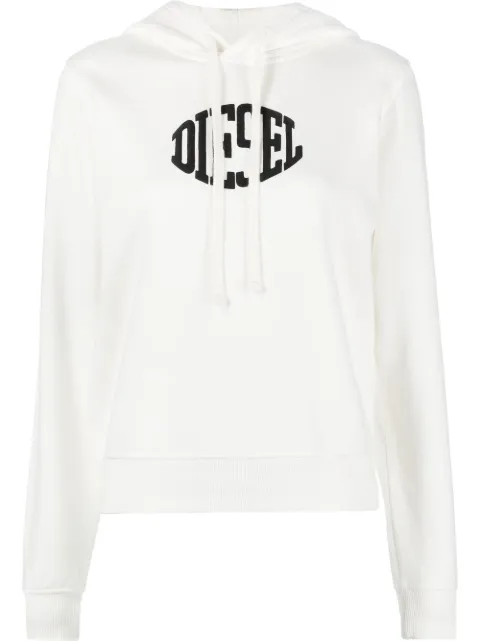 Diesel chest-logo jersey hoodie