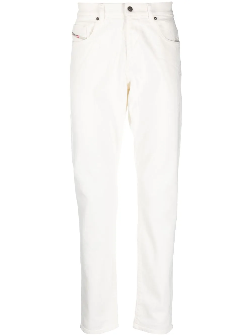 

Diesel jeans slim D-Strukt de tiro bajo - Blanco