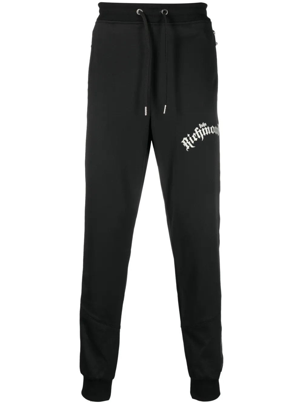 

John Richmond logo-print track pants - Black