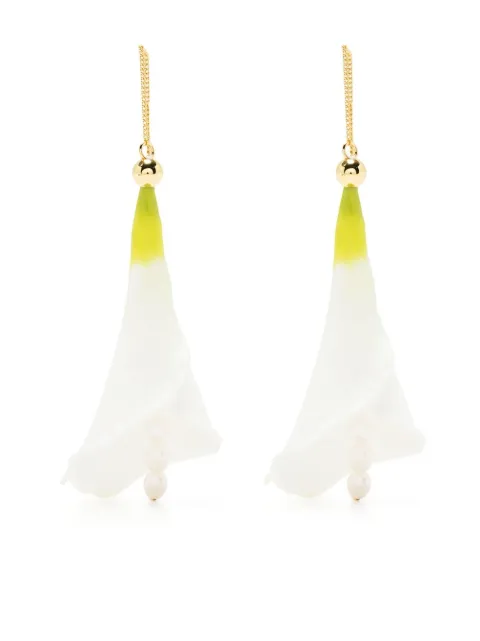 Cult Gaia flower-drop earrings